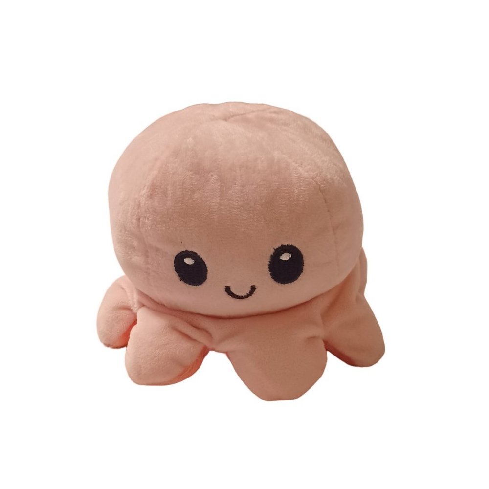 Pink Reversible Plush Mood Octopus